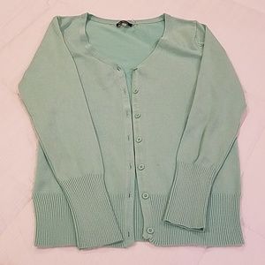 Aqua Green Cardigan